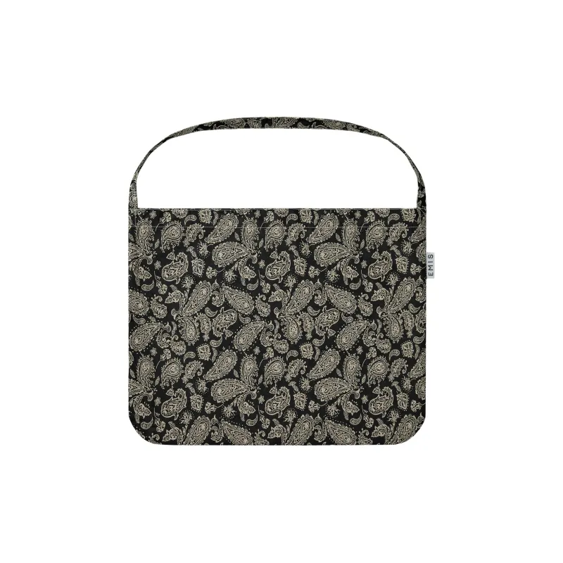 Emis Cotton Handbag Regular Women's Black-1