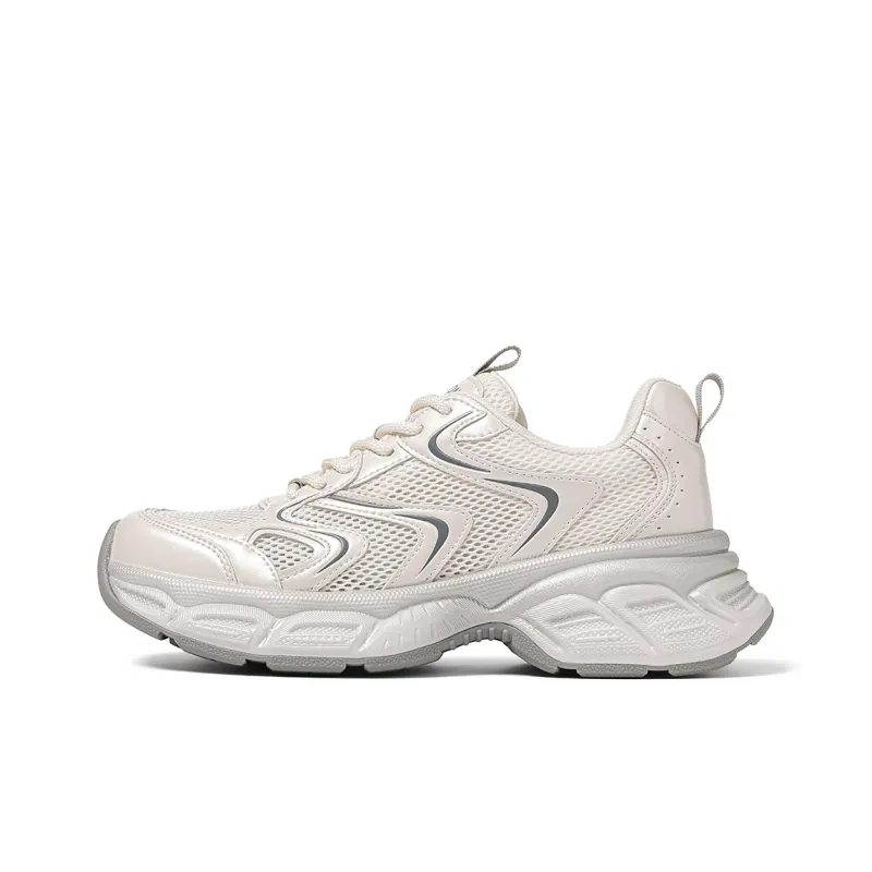 GOLDLION Breathable Low Top Chunky Sneakers Women's-5
