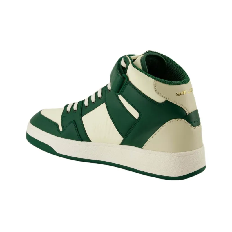 SAINT LAURENT Lax Lace Up Sneakers-3