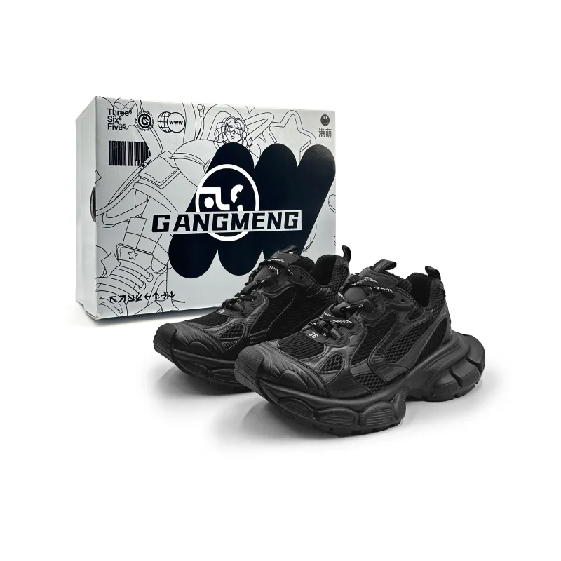 Hong Kong Meng Slip Resistant, Breathable, Height Increasing Low Top Chunky Sneakers Unisex-13