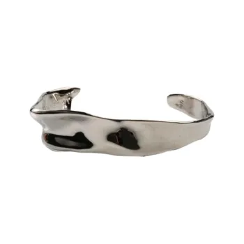 DRIES VAN NOTEN Brass Bangles Unisex Silver
