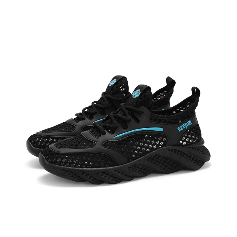 Ncmt Shock Absorbers With Slip Resistant And Abrasion Resistant Properties Low Top Running Shoes Unisex-12