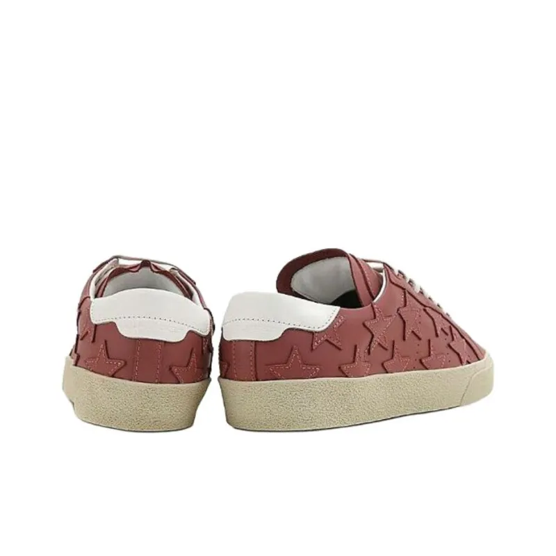 SAINT LAURENT Low Top Skateboard Shoes Women's Pink-5