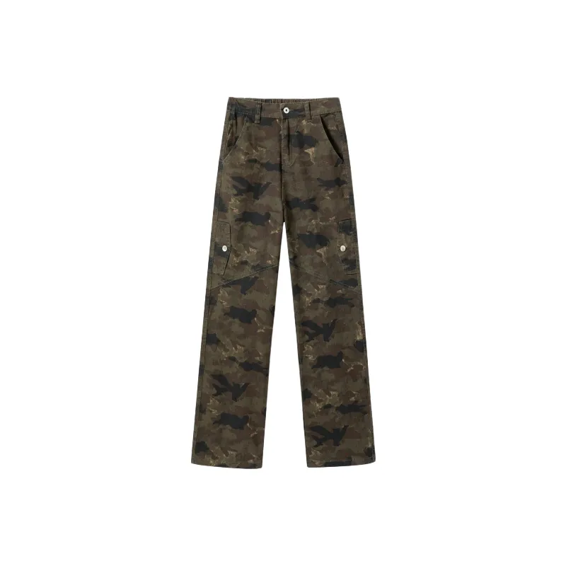 PRBLMS Casual Pants Unisex Military Green-0