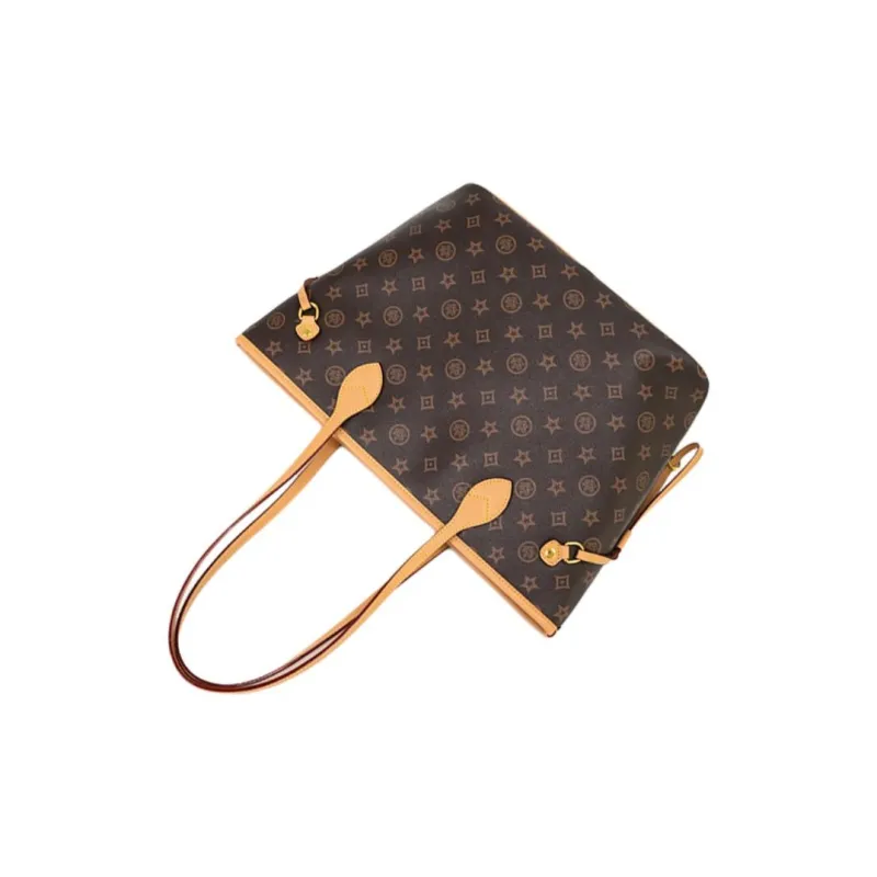 DAPHNE PVC Tote Bag, Shopping Bag, Handbag, Shoulder Bag Tubas Women's Coffee-4