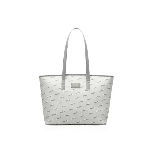 CNOLES PVC Casual Commute Date Shoulder Bag Women's Dreamy Gray