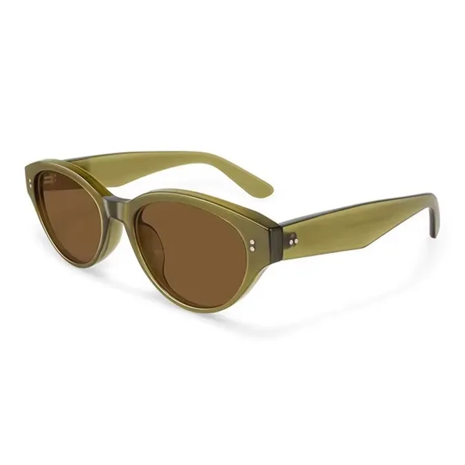 PARMU TR/Memory Plastic Cat Eye Sunglasses Unisex-3