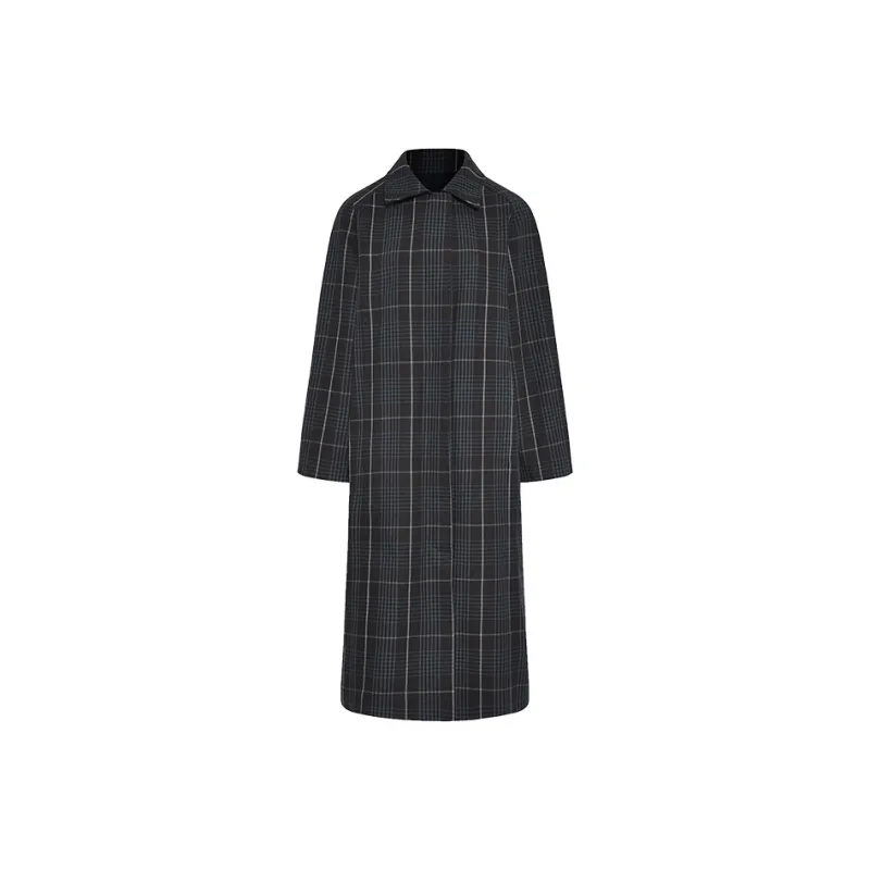 NUTH Trench Coats Women's Navy Blue-2