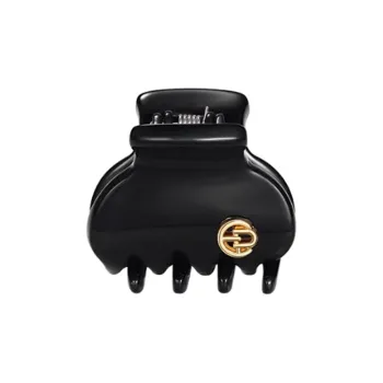 EVITA PERONI Acetate Plate Hair Clips Women's Black