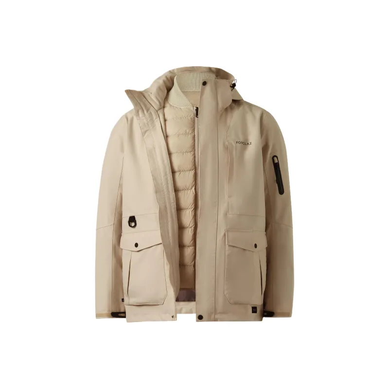 DECATHLON Jacket Men's Gray White-1