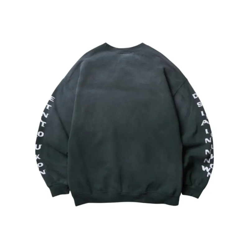 Liberaiders VINTAGE WASHED CREWNECK Sweatshirt Unisex-1
