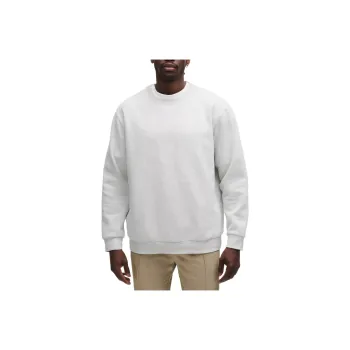 Lululemon Steady State Sweatshirt Men's Super Light Gray Heathered Core Ultra Light Grey