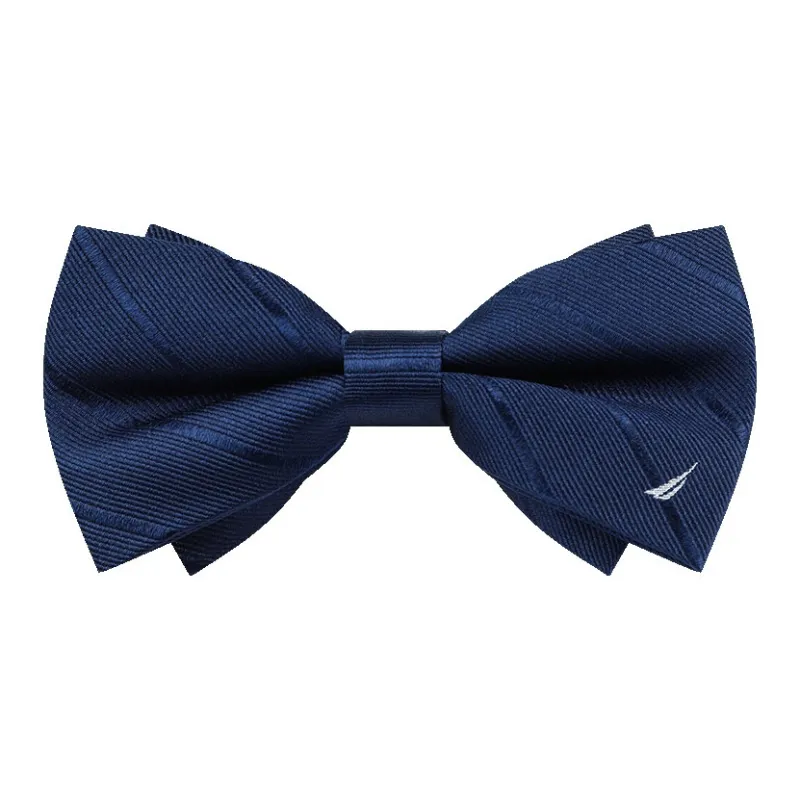 NAUTICA TAILORED Mulberry Silk Bow Tie Men's-0