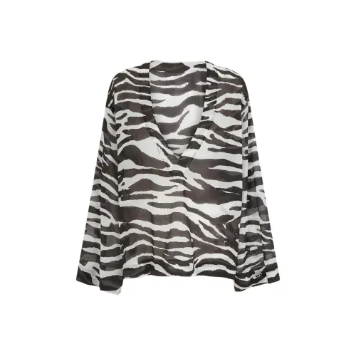 The Attico Zebra print Blouse