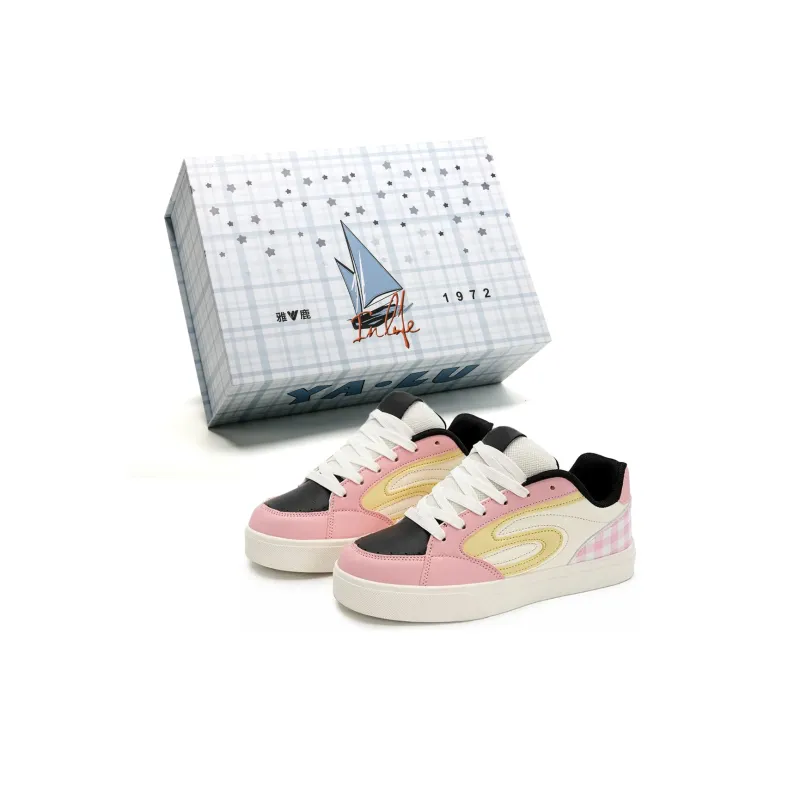 Yalu Wear resistant And Lightweight Low Top Skateboard Shoes Unisex-21