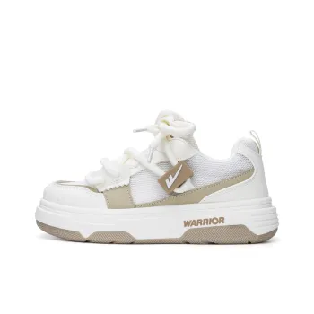 Warrior Abrasion Resistant Low Top Casual Shoes Women's White Khaki