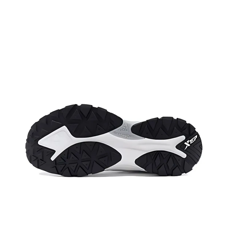 XTEP Cushioning Low-Top Casual Shoes Men's White Gray Black-4