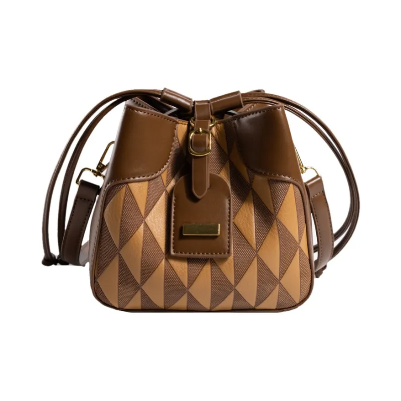 TOUTSEUL YOLO PU Shoulder Bag Women's Coffee/Green-0