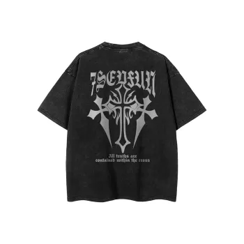 7 SEVFUN T-Shirts Unisex Black