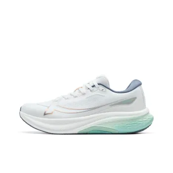 XTEP Slip Resistant And Abrasion Resistant Support Low Top Training Sprint Running Shoes Men's Classic White