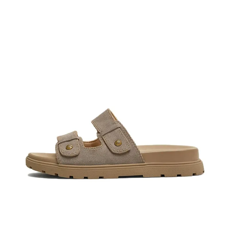 TATA Leather Patchwork Quiet Slide Slippers Women's-0