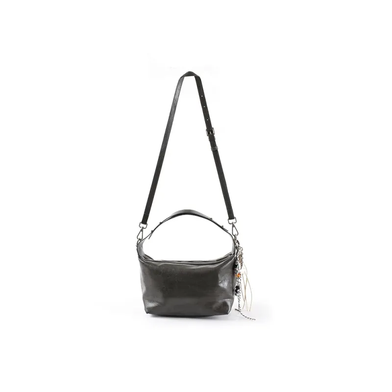 Crying Center PU Leather Crossbody Handbag Medium Size Unisex Multicolor-1