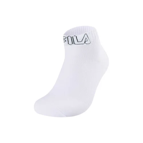 FILA FUSION Ankle Socks Men's 1 Pack Standard White