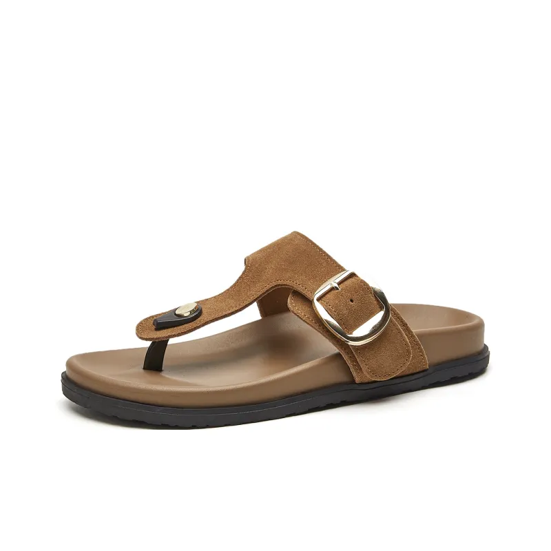 JOSINY Quiet Odor Resistant Slip Resistant Quick Dry Flip Flops Women's-9