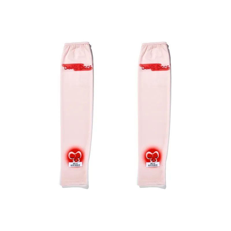 Anxious Ice Silk Polyester Sun Protection Sleeves Women's-18