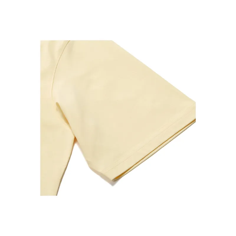FILA FUSION T Shirt Unisex Light Zhen Yellow YE-5