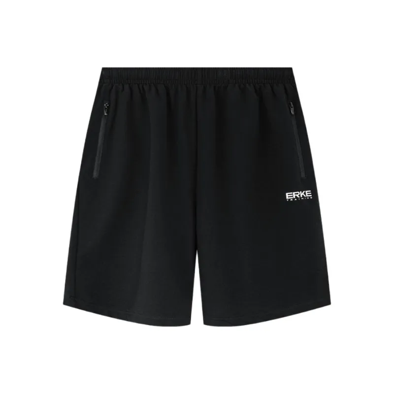 Erke Variety Training Collection Casual Shorts Men's Jet Black-0