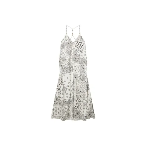 SHUXI Slip Dresses Women's Moroccan Night White