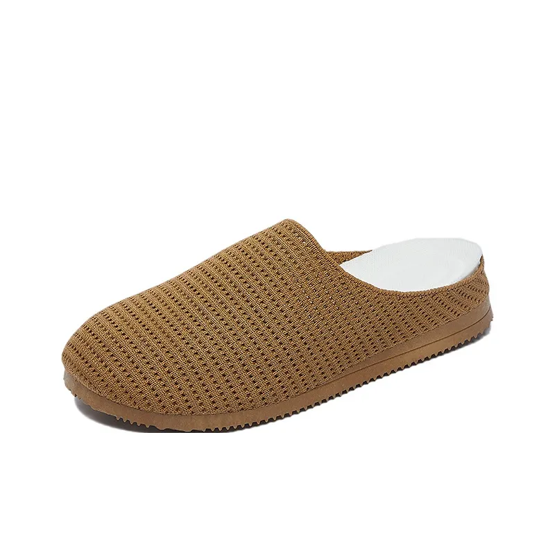 AJPAP Rubber Sole Woven Closed Toe Slippers Women's-24