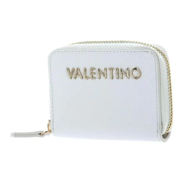 Valentino Eco Leather Wallet Women's White-1