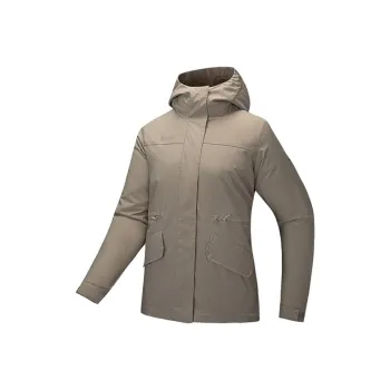 Anta Variety Training Collection Jackets & Coats Women's Walnut Khaki