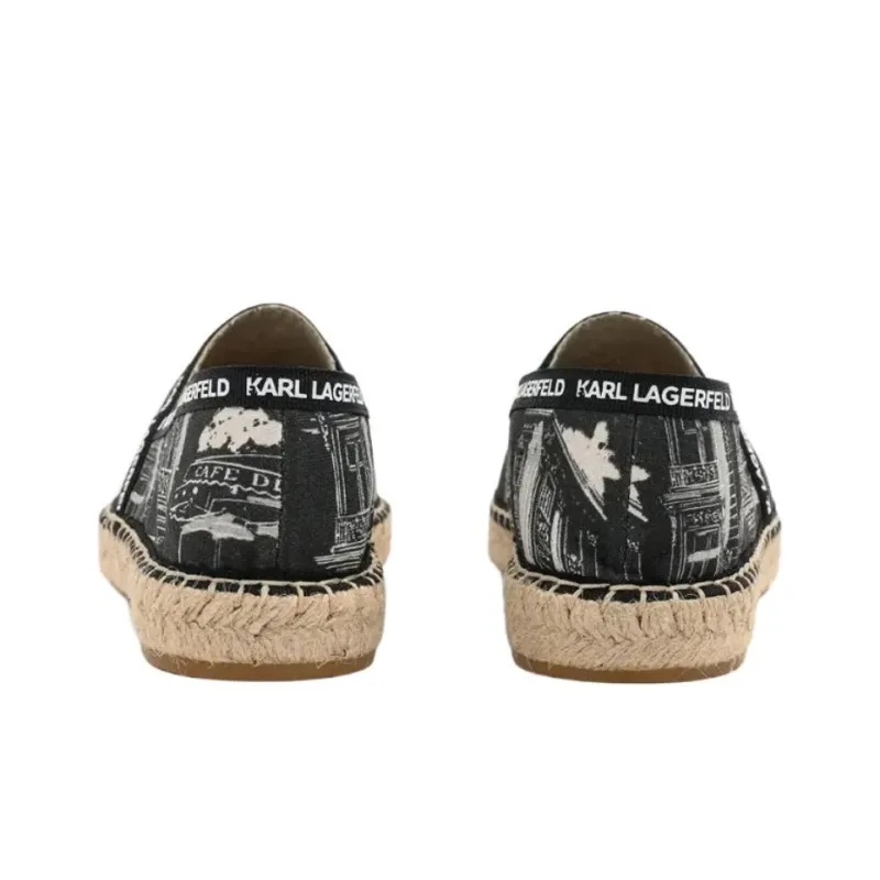 KARL LAGERFELD Kamini Espadrilles Women's Black-4