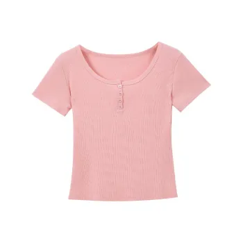 SUSANSAN Set in Sleeve T Shirt Women's