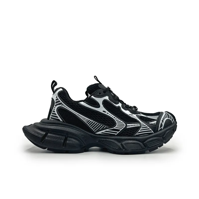 Hong Kong Meng Slip Resistant, Breathable, Height Increasing Low Top Chunky Sneakers Unisex-35