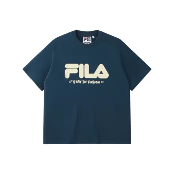 FILA FUSION T Shirt Unisex Wenyang Blue DB