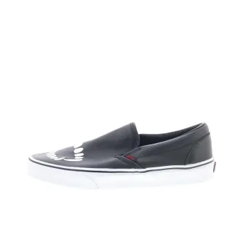 Vans CLASSIC SLIP ON Anti Slip Wear Resistant Low Top Skateboard Shoes Unisex Black