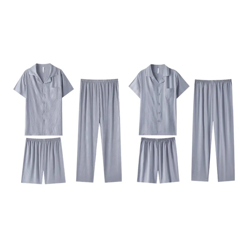 Cotton Gene Pajama Set Men's Combo Set-14