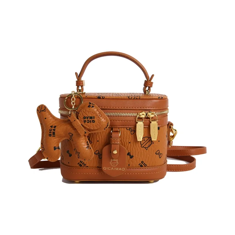 Meow In The Grass PU Handbag Women's Multicolor-23