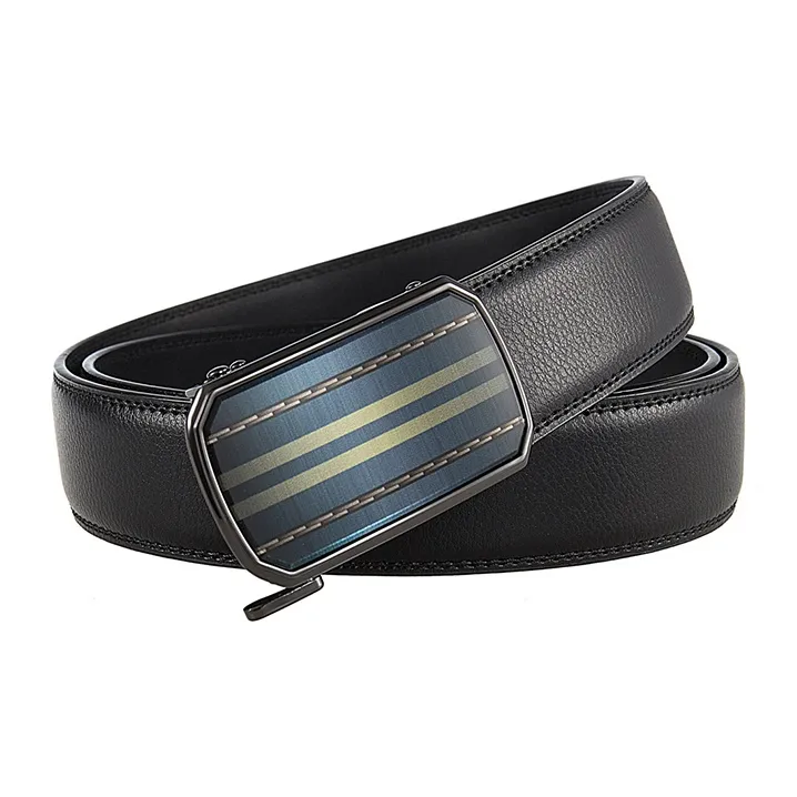 YUZHAOLIN Cow Split Leather Belts Men's Width 3.5CM-4