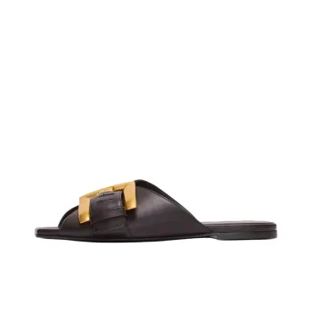 BALMAIN Slide Slippers Women's Black