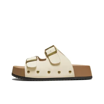 TATA Leather Patchwork Slide Slippers Women's