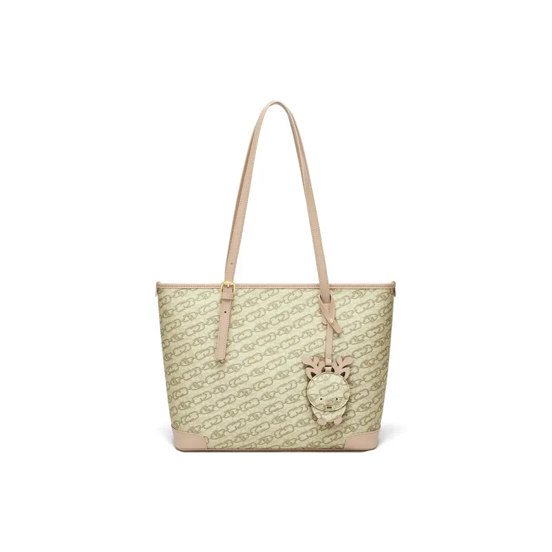 CNOLES PVC Tote Bag, Shopping Bag, Handbag, Shoulder Bag Regular Women's Multicolor-6