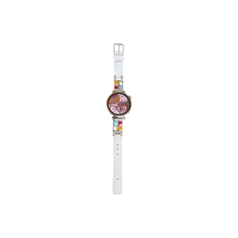 LOVINGCOOL Huawei Compatibility Watch Band Leather, Metal-0