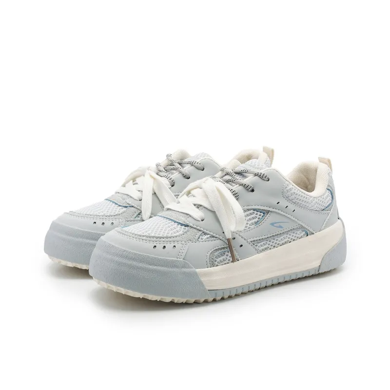 DEERWAY Abrasion Resistant Lightweight Slip Resistant Low Top Casual Shoes Women's Haze Blue-1