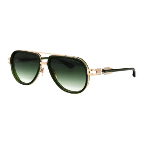 DITA Metal Aviator Sunglasses Women's Gold