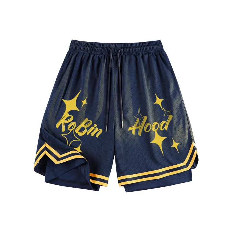 ROBINHOOD Basketball Shorts Unisex-12